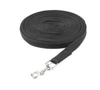Shires Cushion Web Lunge Line 8m - Black