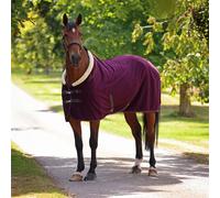 Shires Deluxe Fleece Rug - Burgundy - Size: 6ft
