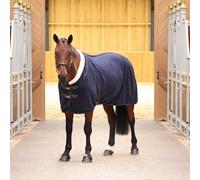 Shires Deluxe Fleece Rug for Horses Navy - 7'0"