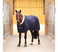 Shires Deluxe Fleece Rug - Horse Blanket - Navy - Size: 6ft 6inch