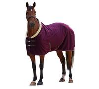 Shires Deluxe Standard-Neck Fleece Horse Rug Black Cherry (7 3")