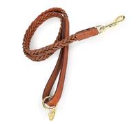 Shires Digby and Fox Plaited Dog Lead - Tan