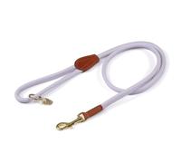 Shires Digby and Fox Rolled Leather Dog Lead - Lilac