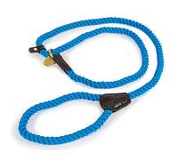 Digby and Fox Rope Slip Dog Lead Blue - One Size
