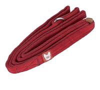 Shires Digby & Fox Cushion Web Slip Lead - Soft Padded Anti-Chafe Dog Training Lead, Lightweight Tubular Webbing, Durable Brass Hardware, One-Piece Slip Collar Lead for All Breeds (Red, 2cm)