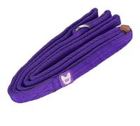 Shires Digby & Fox Cushion Web Slip Lead - Soft Padded Anti-Chafe Dog Training Lead, Lightweight Tubular Webbing, Durable Brass Hardware, One-Piece Slip Collar Lead for All Breeds (Purple, 1.5cm)
