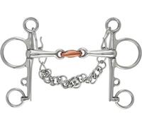 Shires Pelham Double Jointed Copper Lozenge 5.5"