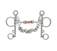 Shires Double Jointed Copper Lozenge Pelham Bit - 6.0"