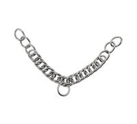 Shires Double Link Horse Curb Chain Silver (9In)