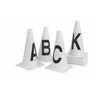 Shires Dressage Marker Cones (ABCEFHKM) - White