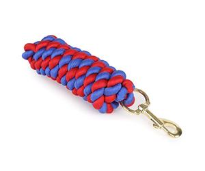 Shires Economical Lead Rope - Royal/Red