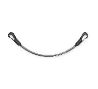 Shires Elastic Fillet Strap Black - Black - 50cm