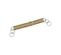 Shires Elastic Horse Curb Chain Grey/red/yellow (One Size)