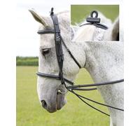 Shires Elastic Training Reins in Black | Charlies