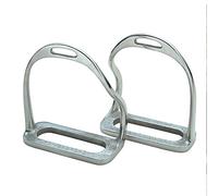Shires Equestrian - Bent Leg Stirrup Iron - S/steel - Size: 4.25