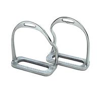 Shires Equestrian - Bent Leg Stirrup Iron - S/steel - Size: 4.75