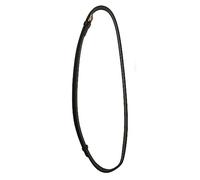 Velociti GARA Leather Neck Strap Black - 3/4 40"