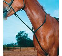 Shires Equestrian - Blenheim Standing Martingale - Black - Size: Cob