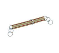 Shire Elastic Curb Chain Grey/Red - ONESIZE
