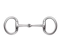 Shires Equestrian - Flat Ring Jointed Eggbutt - S/steel - Size: 51/4