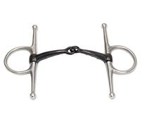 Shires Sweet Iron Full Cheek Snaffle - Black Sweet Iron - 5.5