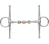 Shires Equestrian - Full Cheek Snaffle With Copper Peanut - S/steel - Size: 51/2