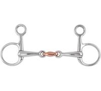 Shires Equestrian - Hanging Ch opper Lozenge Snaffle - S/steel - Size: 51/2