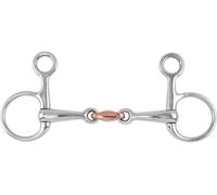 Shires Hanging Ch opper Lozenge Snaffle - Steel - 5.5