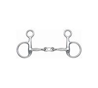 Shires Hanging Cheek French Link Snaffle - Steel - 4.5
