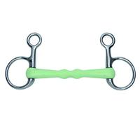 Shires Equestrian - Hanging Cheek With Nylon Mouth - S/steel - Size: 51/2