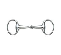 Shires Hollow Mouth Eggbutt Snaffle Bit - 5.25"