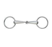 Shires Equestrian - Hollow Mouth Loose Ring Snaffle - S/steel - Size: 51/4