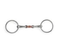 Shires Equestrian - Loose Ring Copper Lozenge Snaffle - S/steel - Size: 41/2