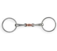 Shires Loose Ring Copper Lozenge Snaffle - Steel - 5.5