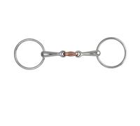 Shires Equestrian - Loose Ring Copper Lozenge Snaffle - S/steel - Size: 6