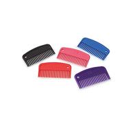 Shires Ezi-Groom Plastic Mane Comb - Small - Red - Size: Small