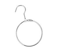 Shires Equestrian - Shires Shop Display Rings With Hook - Chrome - Size: Pack10