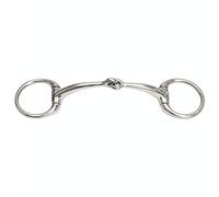Shires Equestrian - Small Ring Curved Mouth Eggbutt - S/steel - Size: 51/2