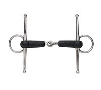 Shires Soft Rubber Covered Full Cheek Snaffle - 5.0"
