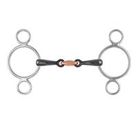Shires Equestrian - Two Ring Sweet Iron Gag - S/steel - Size: 5