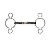 Shires Equestrian - Two Ring Sweet Iron Gag - S/steel - Size: 5