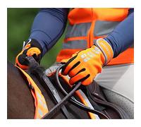 Shires EQUI-FLECTOR® Orange Riding Gloves - Medium
