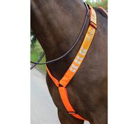Shires Equi-Flector Orange Breastplate - Pony/Cob