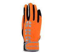 Shires EQUI-FLECTOR® Orange Riding Gloves - Extra Extra Small