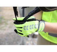 Shires EQUI-FLECTOR Riding Gloves Yellow - Large