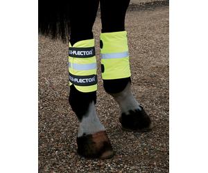 Shires EQUI-FLECTOR Wraps Yellow - One