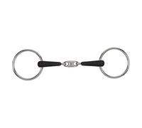 Shires Equikind+ Peanut Link Loose Ring Snaffle Silver - 5"