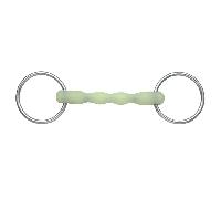 Shires Equikind Ripple Loose Ring - Horse Bridle Bits - Cream - Size: 5.5 inch