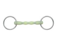 Shires Equikind Ripple Loose Ring Snaffle - Pale Green - 4.5
