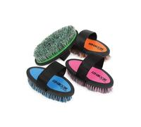 Shire Body Brush - EZI-GROOM Grip - Black and Blue - Large